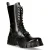 New Rock Boots Leren toren-bikerlaarzen met middelhoge kuit – M-WALL027N-C2