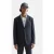Scotch & Soda Tailored Notch Lapel Yarn Dyed Jersey Regular-fit Blazer Nav