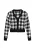 myMo ROCKS Gebreid vest  zwart / wit