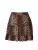 PIECES Rok ‘PCNYA’  donkerbeige / bruin / zwart