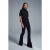 Hoge Taille Flared Gebreide Broek