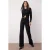 TRENDYOLMİLLA Dames Zwart Effen Wijde pijp Hoge taille Jeans