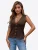 Imily Bela Gebreide bodywarmer  bruin