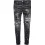 Dsquared2 Super Twinky Jean Black Diamond Destroyed Wash Zwarte Jeans