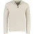 Thomas Maine trui half zip beige