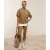 JOSH V Yasmine leren sneakers – kaki/wit