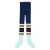 NONO Rachel gestreepte maillot – blauw