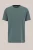 WE Fashion – Heren regular fit T-shirt – Regular fit – Zeegroen – Katoen –
