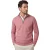 trui Baileys normale fit roze half zip