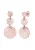ELLI Oorbellen ‘Geo’  rose-goud