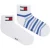 Tommy Hilfiger Heren contrast gestreepte sokken (set van 2)