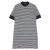 Fred Perry Dames/Dames Gestreept T-shirt Jurk (Wit, Marine)