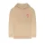 Little Cars hoodie met backprint beige