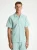 Chasin Doby Structure Print T-shirts E6023-blue Haze