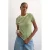 TOPSHOP gestreepte T-shirt lichtgeel