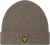 LYLESCOTT Muts Lamswol Ribbed Taupe heren