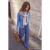 TRENDYOLMİLLA Dames Blauw Effen Lang Getailleerd Vesten