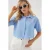 Gestructureerde Crop Shirt met Zak