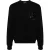 Dsquared2 D2 Trui Met Paillettenlogo, Zwarte Ronde Hals