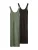 The Set Gebreide jurk  jade groen / zwart