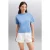 T-shirt met ronde hals en korte mouwen