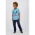 Messi T-shirt blauw