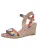 Tamaris Sandalen met riem  lila / pasteloranje / donkeroranje / wit