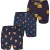 Happy Shorts X heren wijde boxershort met binnenbroek pizza/gummibeer/hamburger print 3-pack