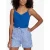 Nik & Nik Meisjes short aava azure blue off white