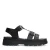 Sacha leren sandalen zwart