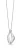 Orphelia Dames 925 Sterling Zilveren Ketting met Hanger – Zilver ZH-4726