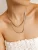 Hey Happiness Ketting ‘Duologue’  rose-goud