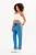 JUSTEVER Relaxed Fit, verhoogde, met fleece gevoerde blauwe dames trainingsbroek – Echo