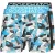 Crosshatch Heren Crystaline Boxershorts (Set van 3) (Malibu Blauw/Zwart/Grijs)