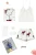 For You Moda Pyjama  rood / wit