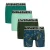 Vingino boxershort – set van 4 groen/multicolor