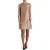 Metaalachtige Mini Shift Dress A-lijn