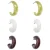 PIECES oorbellen PCPENOLOPE – set van 3 multi