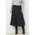 Caroll wollen midi plissé rok met plooien – granite gray