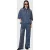 AllSaints Charli Emb Shirt Dusty Blue