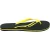 Philipp Plein Brand Logo Zwart Geel Teenslippers