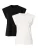 C&City Shirt  zwart / wit