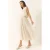 Textuur Blouse & Rok Muslin Stof Twee-Delige Set
