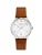 Victoria Hyde Analoog horloge ‘Orten ‘  bruin / zilver