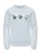 ONLY GIRLS Sweatshirt ‘KOGMARY’  lichtblauw / zilver / wit