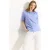 Cecil Dames Chambray blouse in Blauw
