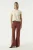 Garcia celia 249 wide corduroy broek oudroze