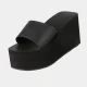 Originele zwarte teenslipper