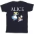 Li-cense Disney heren alice in wonderland volg het konijn t-shirt