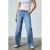 SisterS Point low waist wide leg jeans medium blue denim